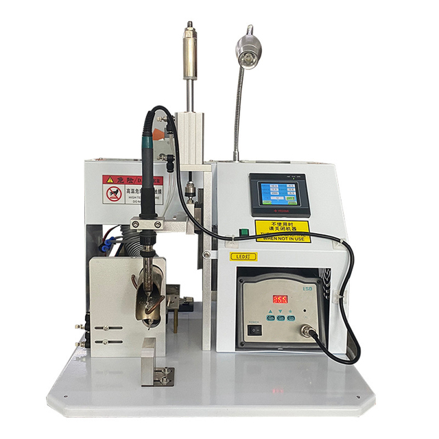 Semi-Automatic Newest USB Data Cable Making Equipment Small Soldering Machine for Connectors