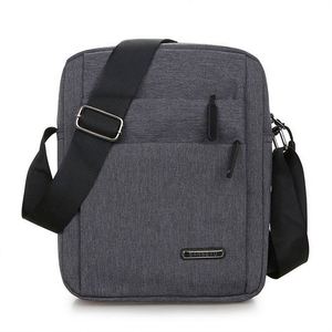 Free Sample <b>black</b> slim <b>small</b> nylon custom luxury designer crossbody men shoulder <b>bag</b> with logo - Product Image 3