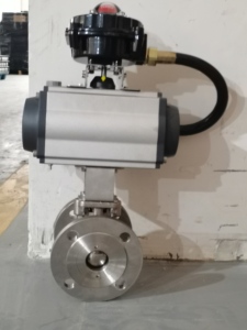 Chống Cháy Nổ Ba Mảnh Thép Không Gỉ Khí Nén Bóng Van Mặt Bích Biến Đường Kính Xả Chính Xác Đúc OEM - Product Image 4