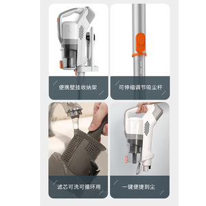 Stick Vacuum Cleaner 120W Cordless Dry Vacuum For Home And Car Use With High Suction Power And Noise Reduction - Product Image 4