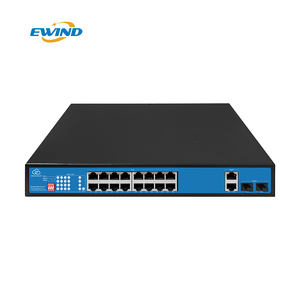 สวิตช์อัจฉริยะ AI 16พอร์ตกิกะบิตที่มีการจัดการ POE Cloud จัดการ802.3AF/AT APP สวิตช์เครือข่ายควบคุมสำหรับโซลูชันเครือข่าย SMB - Product Image 2