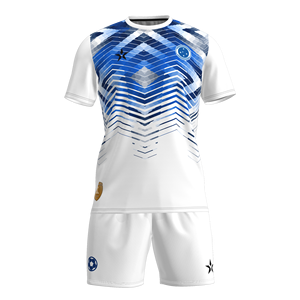 Seragam Sepak Bola Cepat Kering untuk Pria, Set Lengkap Jersey Sepak Bola dan Kaos Sepak Bola dengan Set Pakaian Olahraga - Product Image 1