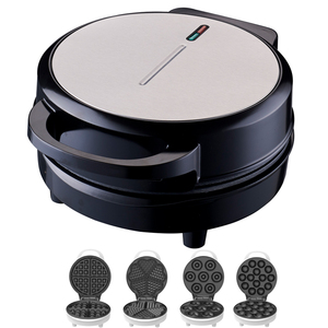 Top vente 1000W Sandwich Maker revêtement antiadhésif <span class=keywords><strong>gaufrier</strong></span> vente en gros machines d'alimentation de rue grill ménage Snack Maker - Product Image 6
