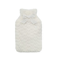 Bouteilles d'eau chaude en caoutchouc personnalisées de 2000 ml avec housse en peluche, vente en gros