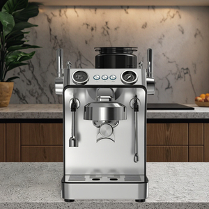 Cafetera Espresso de 2L con Filtro Portafiltro de Acero Inoxidable y Carcasa, Sistema de Calentamiento Instantáneo con Bloque Térmico, Grupo Individual o Doble - Product Image 5