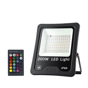إضاءة حدائق خارجية من شينجل بتقنية RGB بقوة 50 واط و100 واط و200 واط مع عاكس مقاوم للماء IP66 كشاف LED جديد - Product Image 1