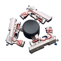 Venta caliente diferentes estilos fidget SPINNER fiesta juguete regalo niños aleación de zinc arma militar accesorios alivio de presión giroscopio juguete
