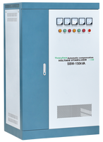 Régulateur de tension triphasé 380V SBW 50KVA 100KVA 150KVA, stabilisateur de tension AVR à servomoteur