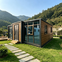 Maison modulaire préfabriquée en acier moderne, villa extensible avec 2, 3, 4 ou 5 chambres, 1, 2 ou 3 salles de bain pour projet résidentiel