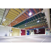 Tuiles acoustiques de plafond en feutre PET réduisant le bruit, panneaux acoustiques en polyester recyclé à 100%, isolation phonique