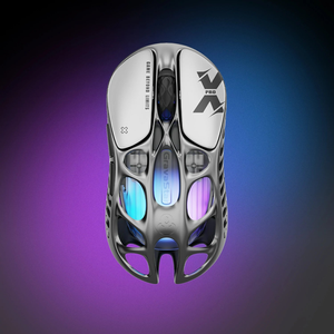 <span class=keywords><strong>Souris</strong></span> sans fil GravaStar Mercury X Pro en alliage de magnésium, capteur PAW3950, 32K DPI, taux de polling 8K, Nordic 52833, tri-mode, RGB, design creux - Product Image 3