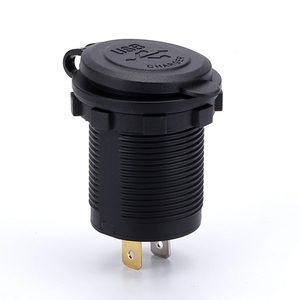 Auto RV 5V 4.2A anillo de luz LED enchufe de doble puerto teléfono móvil USB cargador de coche cargador de enchufe para coche motocicleta autobús barco marino - Product Image 5