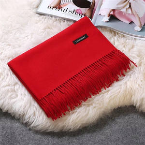 السائبة الصلبة اللون سيدة وشاح دافئ مير شال كشميري وشاح الباشمينا - Product Image 5