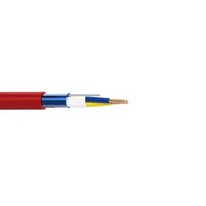 Cable de alarma de seguridad blindado Al 0, 22 mm2 suave y flexible con alambre de drenaje