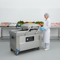 Machine d'emballage sous vide électrique 700PD à double chambre, facile à nettoyer, haute efficacité, pour aliments et produits chimiques, usage commercial