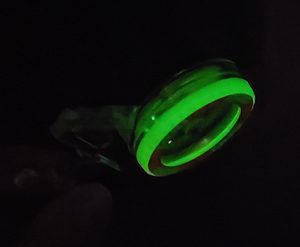Ensemble de boussoles magnétiques, mini <span class=keywords><strong>boussole</strong></span> d'<span class=keywords><strong>orientation</strong></span>, <span class=keywords><strong>boussole</strong></span> de pouce # J40-1 Luminescent dans le noir - Product Image 3