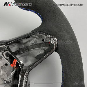Volante Personalizado de Fibra de Carbono con LED para Volkswagen Golf MK8 R GTI Touareg Jetta Tiguan 2020-2025 - Product Image 4