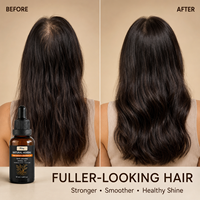 Minyak Herbal Jahe Rosemary Castor OEM untuk Perawatan Kulit Kepala, Serum Nutrisi Akar Rambut untuk Menjaga Rambut Kering dan Menipis