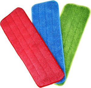 Aluminum Microfiber Durable Fast Absorption 42x13cm 70-80% Dehydration Rate Folding Wringing Household Kitchen <b>Flat</b> <b>Mop</b> - Product Image 1