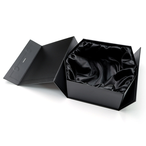 Caja de Regalo Magnética Rígida de Lujo Personalizada para Cosméticos y Joyería con Forro de Satén, Grabado, Laminación Mate y Reciclable - Product Image 2