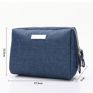 Portable Travel for Bag Fashionable <b>Makeup</b> Cosmetic <b>Case</b> Zipper Shower Organizer Kit Soft Handle Tiletry Storage Bag - Product Image 4