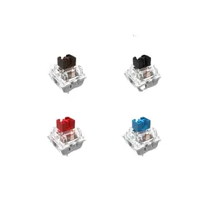 HUANO Dustproof Button Switch for Mechanical Gamer Keyboard Axis Brown Black Red Blue 3pin Linear Tactile MX Switches RGB Axis