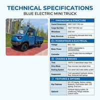 Véhicule utilitaire électrique tout-terrain pour le transport agricole, nouveau modèle 2026, véhicule utilitaire agricole électrique à quatre roues