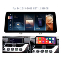 10.25 inci Android 14 8 Core 128GB Layar Terpisah Dashboard Mount Car Player untuk BMW Z4 CIC/NBT 2010-2017 Dilengkapi GPS CarPlay DSP