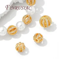 Séparateurs de perles d'espacement en laiton plaqué or 18K pour la fabrication de colliers et de bracelets à faire soi-même
