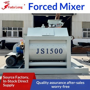 Bétonnière Js1500, station de mélange de béton commerciale, sans fondation, grande machine de mélange de mortier, bétonnière à mélange forcé - Product Image 5