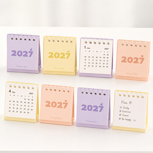 สมุดแพลนเนอร์พร้อมปฏิทินปี 2027 พิมพ์ลายสีสันตามสั่ง พร้อมรูปถ่ายส่วนตัว โลโก้แบรนด์ ของที่ระลึกทางธุรกิจ - Product Image 1