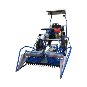 Équipement agricole manuel à quatre roues Presse à balles Reaper Binder Harvester Machine pour l'herbe de grain de blé en Inde - Product Image 3