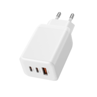 Chargeur rapide GaN KC KR Plug 65W 2C1A Charge simultanée pour smartphones Appareils basse consommation