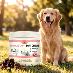Complément alimentaire <span class=keywords><strong>pour</strong></span> chiens en forme <span class=keywords><strong>de</strong></span> bouchées moelleuses <span class=keywords><strong>pour</strong></span> la peau et la fourrure, enrichi en taurine et vitamines, <span class=keywords><strong>pour</strong></span> peaux sèches et anti-chute <span class=keywords><strong>de</strong></span> poils – Produit <span class=keywords><strong>de</strong></span> santé <span class=keywords><strong>pour</strong></span> animaux <span class=keywords><strong>de</strong></span> compagnie - Product Image 4
