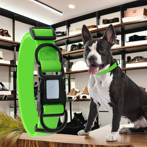 2025 사용자 정의 슈퍼 소프트 PVC 개 고양이 목걸이 방수 LED 조명 환경 친화적 인 솔리드 패턴 개인화 된 애완 동물 - Product Image 3