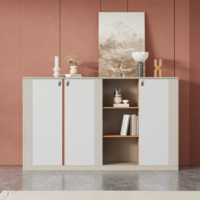 Archivador de Madera Moderno y Pequeño con Cerradura, Gran Capacidad y Diseño Duradero, Almacenamiento para Oficina en Casa y Taller