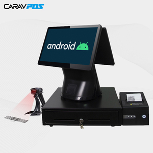 15.6 Inch 11.6 Inch Dual Screen 4G Android <strong>Pos</strong> Terminal Machine with Printer 58mm 80mm - Product Image 2