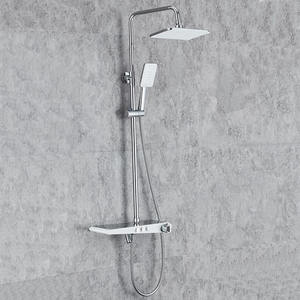 Ensemble <span class=keywords><strong>de</strong></span> rideaux <span class=keywords><strong>de</strong></span> <span class=keywords><strong>douche</strong></span> en acier inoxydable à montage mural <span class=keywords><strong>noir</strong></span> pour toilettes Hotel Home - Product Image 3