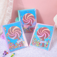 Joli carnet à paillettes licorne, carnet de notes coloré pour enfants, cadeau de dessin animé, carnet d'étudiant
