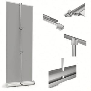 Accessoires pour affiche publicitaire rétractable enroulable couleur pleine - Product Image 5