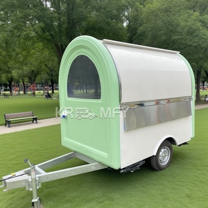 Personnalisation de remorques de food truck, entreprises de glaces, smoothies et desserts glacés, kiosque mobile extérieur, chariot de vente de hot-dogs - Product Image 4