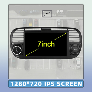 Autoradio Flysonic FYDZ per <span class=keywords><strong>Fiat</strong></span> <span class=keywords><strong>500</strong></span>, 7 Pollici, 2+32GB, Navigazione GPS, CarPlay, Android Auto, Sistema Multimediale Android - Product Image 4