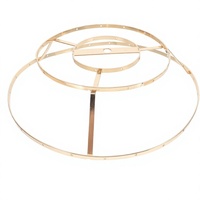 Kit de fixation robuste pour abat-jour en métal personnalisable, style tambour, avec support araignée de type américain pour luminaires suspendus DIY