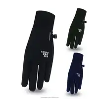 Özelleştirmek dokunmatik ekran su geçirmez silikon jel palmiye polar astar kış sıcak bisiklet koşu spor eldivenleri erkekler veya kadınlar için
