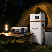 Batterie solaire empilable YUTANDA 16 kWh LiFePO4 51,2 V 12 000 cycles 15 kW pour stockage d'énergie résidentiel complet