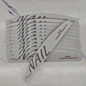 Carta vetrata a doppia faccia spugna levigatrice Nail tampone strumenti per Manicure lima per unghie 100 180 240 320 - Product Image 3