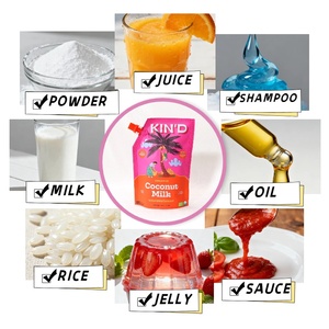 Sachets personnalisés de 150 ml <span class=keywords><strong>pour</strong></span> sauce pommes de terre, jus et liquides, avec bec verseur, qualité alimentaire, pochette souple verticale <span class=keywords><strong>pour</strong></span> sauces et boissons - Product Image 5