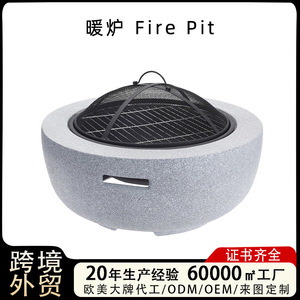Outdoor Fire Pit Charcoal Powered Multifunctional Windproof Rustproof For Villa Courtyards Tea Brewing Barbecue Grill Home Use - Product Image 4