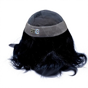 Cabello Dorado Int. Toupee para Hombre de Cabello Remy Virgen Indio, Base Mono PU, Liso Suelto GH-M8, Atado a Mano con Nudos Dobles, 65g, Parte Media/Central - Product Image 1