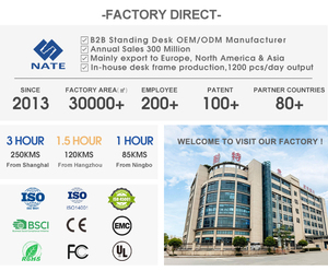 2sacrhf2a Dual-beam động cơ duy nhất điện Chiều cao có thể điều chỉnh đứng máy tính văn phòng ngồi đứng bảng hiện đại làm việc văn phòng bàn - Product Image 6